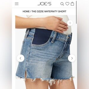 Joe's Jeans Ozzie maternity jean shorts